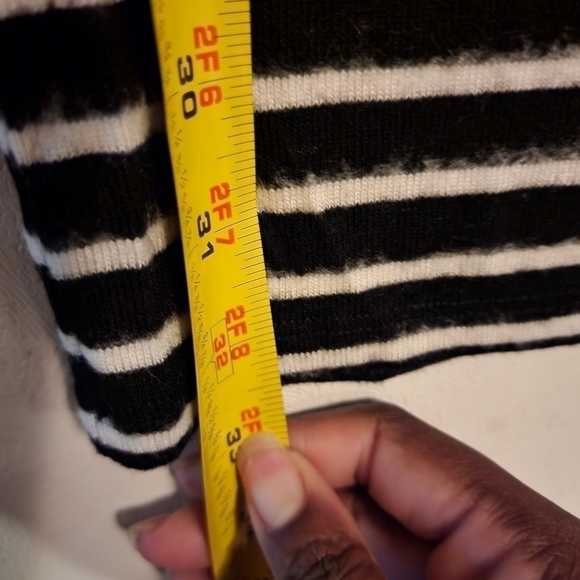 Hye Park and Lune Stripe Black White Dress Size 1/S NWT - Picture 9 of 12